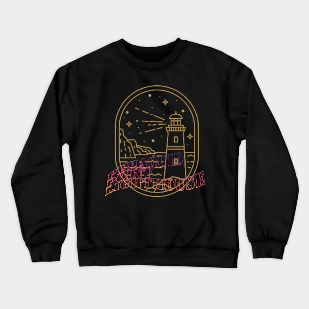 Pemaquid point lighthouse Crewneck Sweatshirt by TeeText